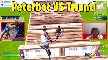 Peterbot VS Twunti 1v1 Buildfights! #fortnite #peterbot