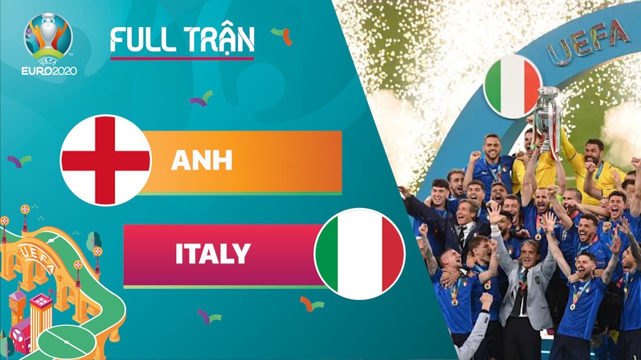 Italia lên đỉnh Châu Âu | Full trận chung kết Anh - Italia | EURO 2020
