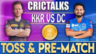 Live: DC V KKR | TOSS & PRE-MATCH | 41st Match | CRICTALKS