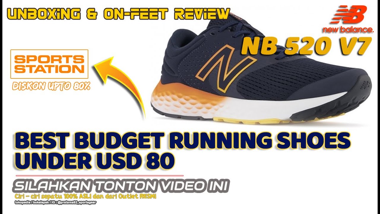 Unboxing & feet NEW BALANCE NB 520 v7 BEST BUDGET RUNNING 2022 (100% ASLI & RESMI) YouTube