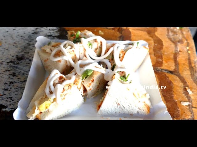 Aloo Sandwich  | Jeetu Sandwich Center | Dongri | MUMBAI STREET FOOD | 4K VIDEO street food