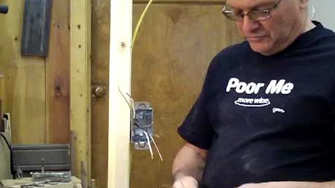 How to install an electrical outlet