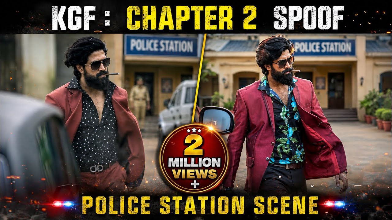 K.G.F Police Station Scene | KGF Movie Spoof | Yash | OYE TV - YouTube