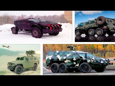 Russian armored military vehicles