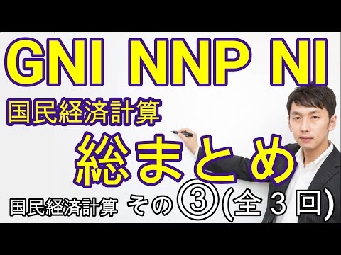 Summary of GNI (Gross National Income), NNP (Net National ...