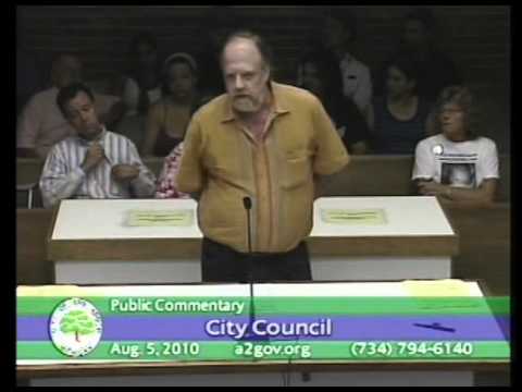 Michael Mcleod - A2 City Council - 8/5/2010