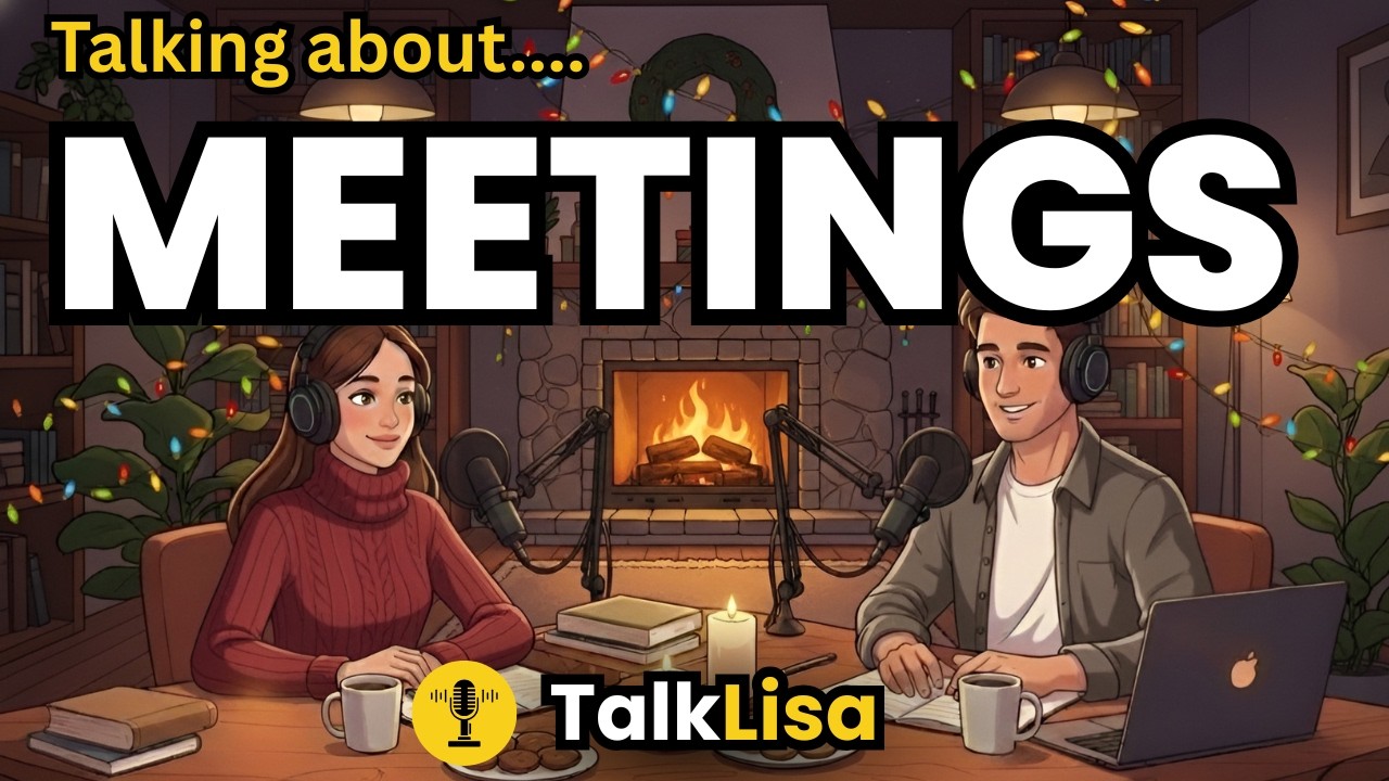 How to Talk About Business English for Meetings | English Podcast for Speaking Fluency
