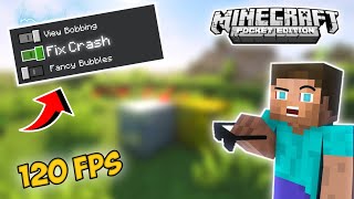 FIX minecraft PE Crash & Lag And GET 120 FPS