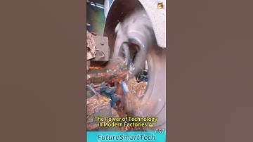 The Power of Technology in Modern Factories 💪 #Machinery #FutureTech