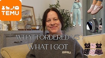 HUGE TEMU HAUL, WHAT I ORDERED VS WHAT I GOT!