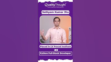 Python Full Stack Student Secures Job at LV Prasad Institute | A Student’s Journey