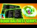 Free Blade Ball OP script / PC and Mobile support