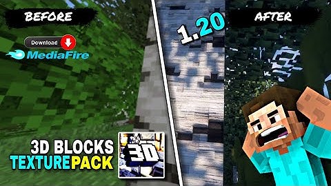 3d texture pack minecraft pe