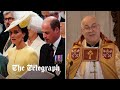 Archbishop uses horse racing metaphor to reference Queen's absence at service of thanksgiving
