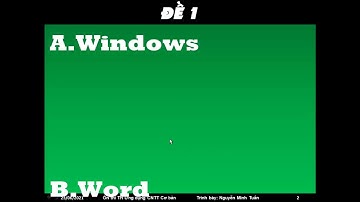 Hướng dẫn Ôn thi Tin học Ứng dụng CNTT Cơ bản Đề số 01 - Word