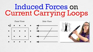 Induced Forces on Current Carrying Loops