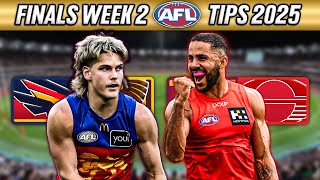 AFL Finals Week 2 | Tips &amp; Predictions 2025