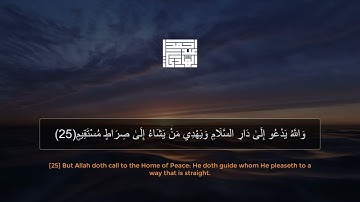 والله يدعو الي دار السلام 🥺 | تلاوة ممتعه للقارئ احمد عبدالهادي | ارح سمعك 🤎