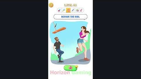 Tricky Quiz: Dop Brain Puzzle LEVEL 58 Rescue the girl - Gameplay Walkthrough Android IOS