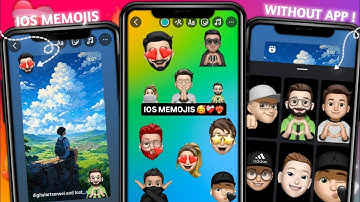 How to Get iPhone iOS 18 MEMOJIS on Android 😍 | Add Memojis to Instagram Story | iPhone Memoji 2024