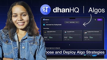 Introducing DhanHQ Algos: Deploy Ready-Made Algos Strategies with 1-Click | DhanHQ Algos