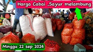 Harga Sayur Dan Bawang Serta Cabai Hari Ini Dipasar Induk Sukomoro Nganjuk