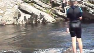 me jumping off devils bridge