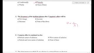 Compton Effect (Lecture 5) | Chapter 17 | XII Physics