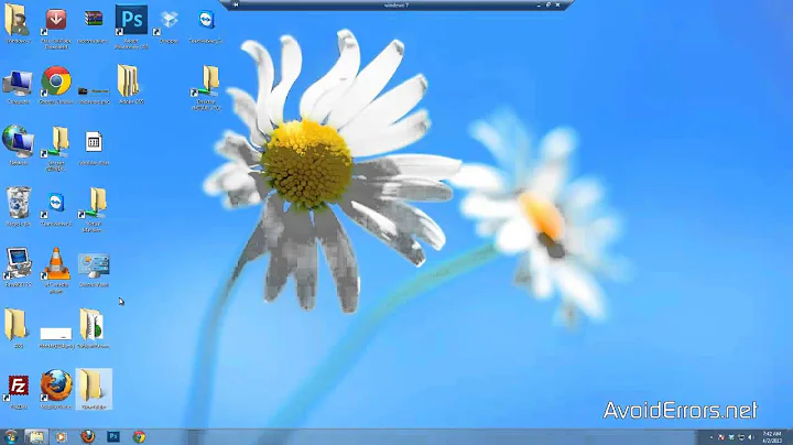 How to Easily Resize Desktop Icons In Windows 7  - 8.1 - 10