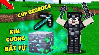 REDHOOD CHẾ TẠO THÀNH CÔNG BỘ CÔNG CỤ BẰNG BEDROCK ĐỂ PHÁ HUỶ VIÊN KIM CƯƠNG VÔ HẠN TRONG MINECRAFT