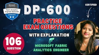 DP-600 | Microsoft Fabric Analytics Engineer Associate Exam | Question-106