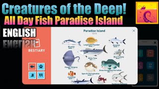 CATCH ALL FISH IN 3 MINUTES PARADISE ISLAND - CREATURES OF THE DEEP: FISHING❗ screenshot 1
