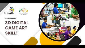 Glimpse of 3D Digital Game Art Skill - India Skills 2024! #competition #worldskills #mesc