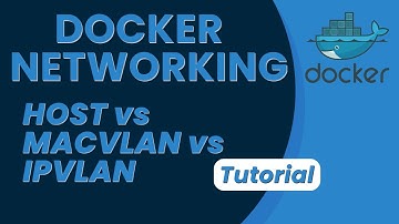 Demo of HOST, MACVLAN, IPVLAN and NONE networks | Docker Tutorial | TechRoxo