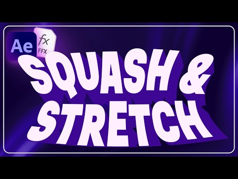 EASILY add Squash and Stretch to your animations with this After Effects preset!