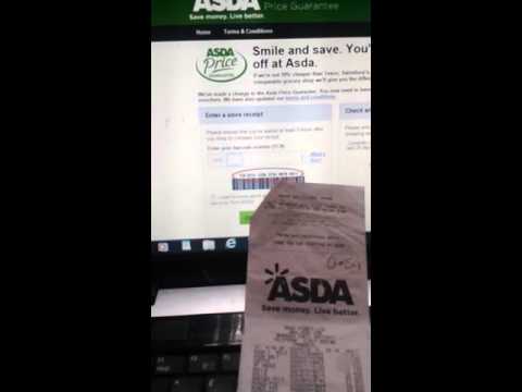 How to print off asda vouchers.