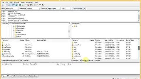 cara upload ke cpanel via FTP Filezilla