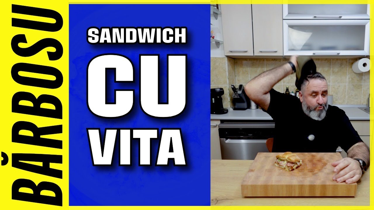 Sandwich cu vita. Probabil cel mai smecher sandwich pe care l-am facut vreodata!