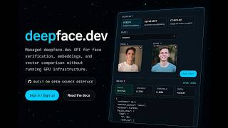 This is deepface.dev | Face verification API without the GPU infrastructure