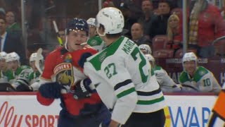 Matthew Tkachuk And Mason Marchment Drop The Gloves, Jamie Benn Hot Mic Moment