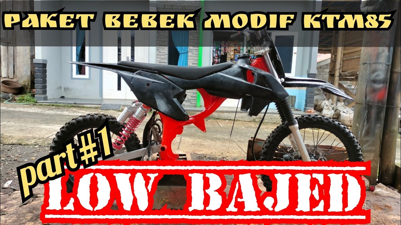 PEMBUATAN RANGKA/FRAME BEBEK MODIF [KTM85NEW] part#1
