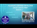 MCD Level 1 Exam Prep - Session 4 | MuleSoft Certification with Digital Dee (2025)