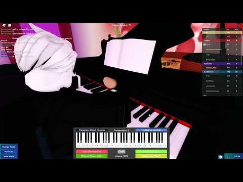 Playing Erika on roblox piano - YouTube