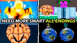 🧠NEED MORE SMART🧠 - (Full Walkthrough + All Endings) - Roblox