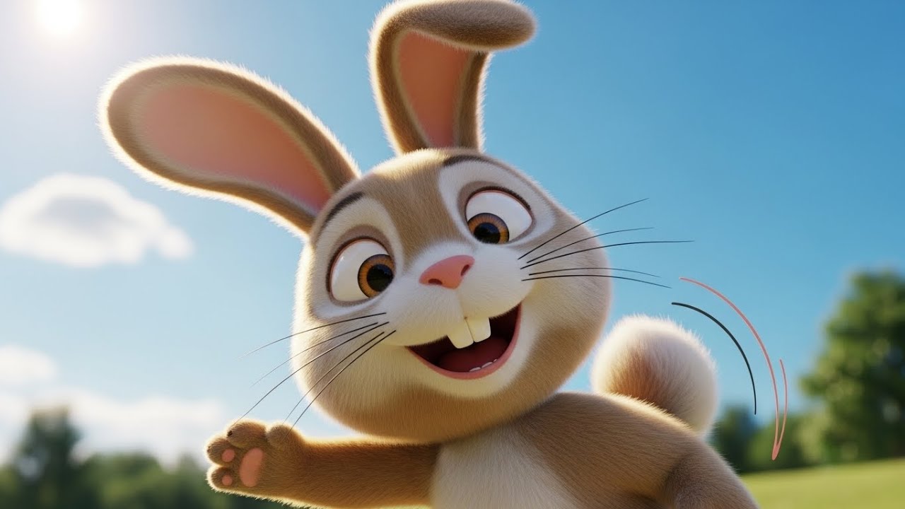 Little Bunny Hop-Hop | Cute Kids Song & Fun Animal Dance Animation ...