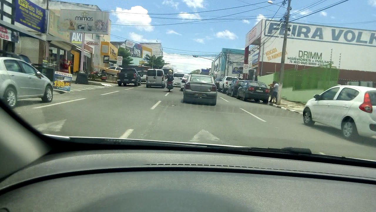 Passeio pelas ruas de Feira de