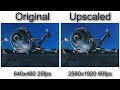 Captain Future Side By Side Of Original And Upscaled Versions Captain Future Side By Side Of Original And Upscaled Versions