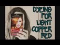 Dyeing for SCHWARZKOPF Light Copper Red 8.4