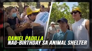 Daniel Padilla nagbirthday kasama ang mga abandonadong aso at pusa | ABS CBN News