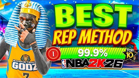 THE #1 REP METHOD NBA 2K26! BEST TIPS TO GET REP FAST AND BECOME TOP 10! BEST REP TUTORIAL NBA 2K26!